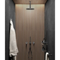 Рейка интерьерная ударопрочная влагостойкая Decor-Dizayn орех 20x20x3000 мм 622-90SH