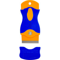 Скребок для чистки стеклокерамики Eurokitchen оранжевый/синий RS-15MB