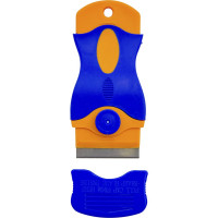 Скребок для чистки стеклокерамики Eurokitchen оранжевый/синий RS-15MB