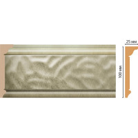 Плинтус потолочный Decomaster 100x25x2400 мм D215-373