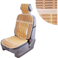 Накидка сиденья SKYWAY Summer-04 папирус, с поддержкой спины, бежевый, 1 шт. S01302045