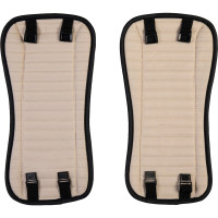 Накидка сиденья SKYWAY POSH вельвет/экокожа, 2 предмета, черная S01302050