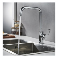 Смеситель для кухни Rossinka с поворотным изливом RS46-23