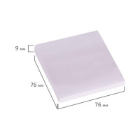 Стикеры Attache Bright colours с клеевым краем 76x76 мм фиолетовый 100 листов 1495409