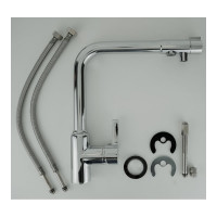 Смеситель для кухни ESKO, Кухня/Kitchen, с подключением к фильтру, хром, K23