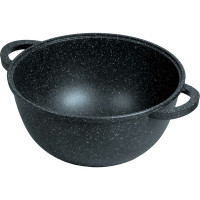 Казан Горница Гранит 10 л, 320/185 мм, литая ручка, с крышкой СП2537