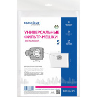 Фильтр-мешки универсальные 5 шт. для профессиональных пылесосов до 36 л EURO Clean EUR-36L-G/5