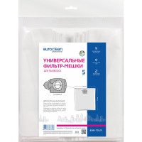 Фильтр-мешки универсальные 5 шт. для профессиональных пылесосов до 72 л EURO Clean EUR-72L/5