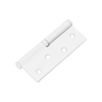 Врезные петли НОРА-М 750-4" правые 100x75x2,5 белые, 2 шт. 18486