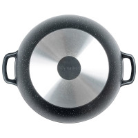 Казан Горница Гранит 300/170 мм, 8 л, с крышкой, литая ручка, антипригарное покрытие ТП9377