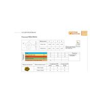 Пластина сменная пятигранная PNEA 110408, PP30C Beltools ri.363.59