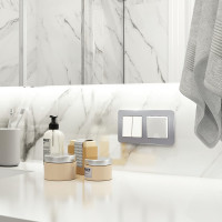Розетка WERKEL W1171261 с заземлением и шторками c крышкой IP44 белый матовый a059267