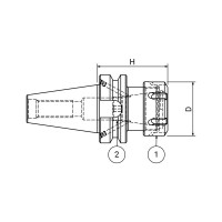 Патрон цанговый ISO40 MAS403BT P/P H70 ER16 ES PAGNONI 340PP110 ES