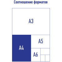Папка-регистратор Berlingo Monochrome, 80 мм, ламинированная, с рисунком AMl80S01