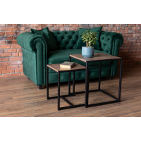 Журнальный столик ТИТАН МЕТА Терса, ясень шимо темный 4670026244113