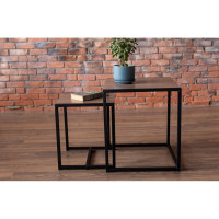 Журнальный столик ТИТАН МЕТА Терса, ясень шимо темный 4670026244113