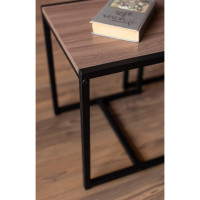 Журнальный столик ТИТАН МЕТА Терса, ясень шимо темный 4670026244113