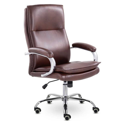 Кресло UTFC CH-701 Куба В хром ХДП Ср R-0469 каштан ДККуба10