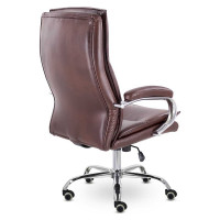 Кресло UTFC CH-701 Куба В хром ХДП Ср R-0469 каштан ДККуба10