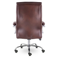 Кресло UTFC CH-701 Куба В хром ХДП Ср R-0469 каштан ДККуба10