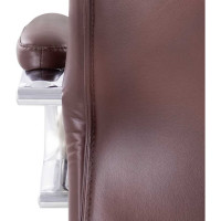 Кресло UTFC CH-701 Куба В хром ХДП Ср R-0469 каштан ДККуба10