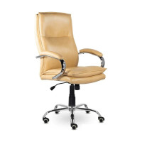 Кресло UTFC CH-701 Куба В хром ХДП Ср R-0462 кофейный двухтонка ДККуба07