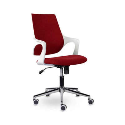 Кресло UTFC М-804 Ситро/Citro whitePL хром Ср QH21-1320 красное ИКСитро06