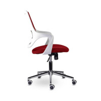 Кресло UTFC М-804 Ситро/Citro whitePL хром Ср QH21-1320 красное ИКСитро06