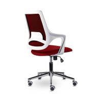 Кресло UTFC М-804 Ситро/Citro whitePL хром Ср QH21-1320 красное ИКСитро06