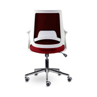 Кресло UTFC М-804 Ситро/Citro whitePL хром Ср QH21-1320 красное ИКСитро06