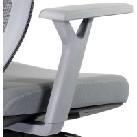 Кресло с подголовником UTFC Профи М-900 серое, пластик КИПрофи02