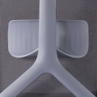 Кресло с подголовником UTFC Профи М-900 серое, пластик КИПрофи02