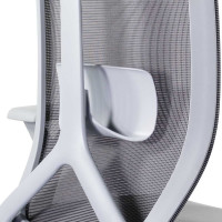 Кресло с подголовником UTFC Профи М-900 серое, пластик КИПрофи02