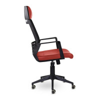 Кресло UTFC М-811 Альт/Alt blackPL Ср S-0421 красное ИКАльт02