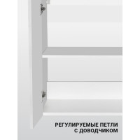 Тумба под раковину AQUATON Скай PRO 55 белый глянец 1A238101SY010