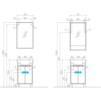 Зеркало AQUATON Рико 50 1A216302RI010