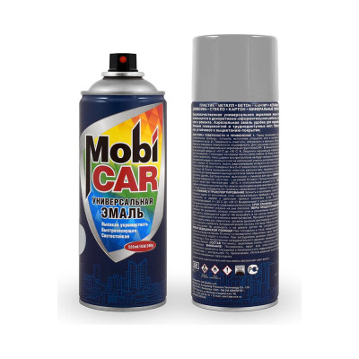 Mobicar Эмаль универсальная 520 мл RAL 9006 серебристо алюминиевый 0505-9006 с 0505-9006 MC