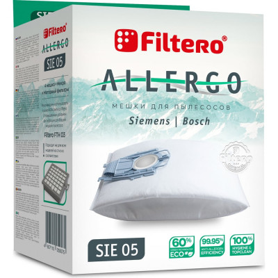 Мешки для пылесосов FILTERO SIE 05 (4) Allergo 5957