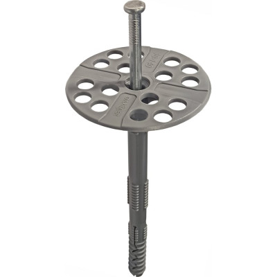 Дюбель гриб Daxmer для теплоизоляции с металлическим гвоздем IZМ 10x140, 400 шт 00000323699