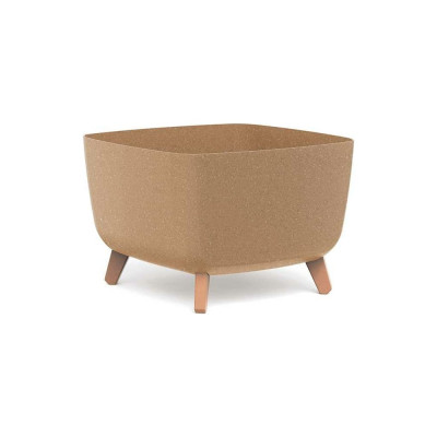 Кашпо Prosperplast DGQL400W4665W на ножках GRACIA SQUARE ECO WOOD 067354