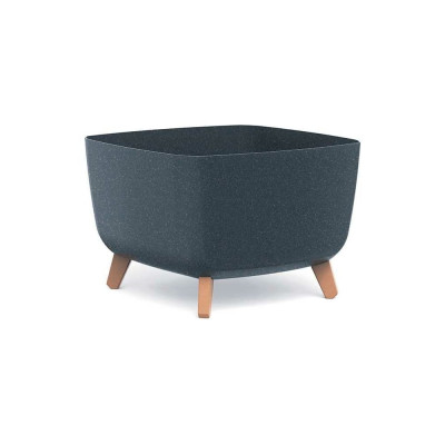 Кашпо Prosperplast DGQL400WS433W на ножках GRACIA SQUARE ECO WOOD 067356