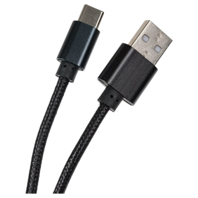 ENERGY Кабель ET-25 USB/Type-C, черный 104103