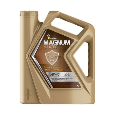 Полусинтетическое моторное масло Роснефть Magnum Maxtec 5W-40 API SL/CF 40814650