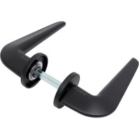 Дверная ручка PUERTO Макиато, серия SLIM, черный INAL 544-06 slim B