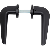 Дверная ручка PUERTO Макиато, серия SLIM, черный INAL 544-06 slim B