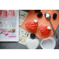 Силиконовая форма для пирожных S-Chief 7x7 x 32 см сердце 571383