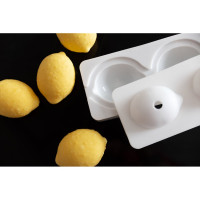 Силиконовая форма для пирожных S-Chief 35x82x6 см лимоны - 4 ячеек 569071