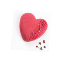 Силиконовая форма для тортов и пирогов S-Chief 16.5x14.6x5.4 см сердце 554390