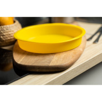 Силиконовая форма для тортов и пирогов S-Chief диаметр 22 см 22x22x4 см круглый 591406