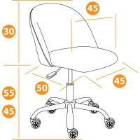 Кресло Tetchair MELODY велюр Clermon, светло-синий, 145 19140